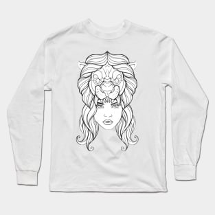 Lion girl Long Sleeve T-Shirt